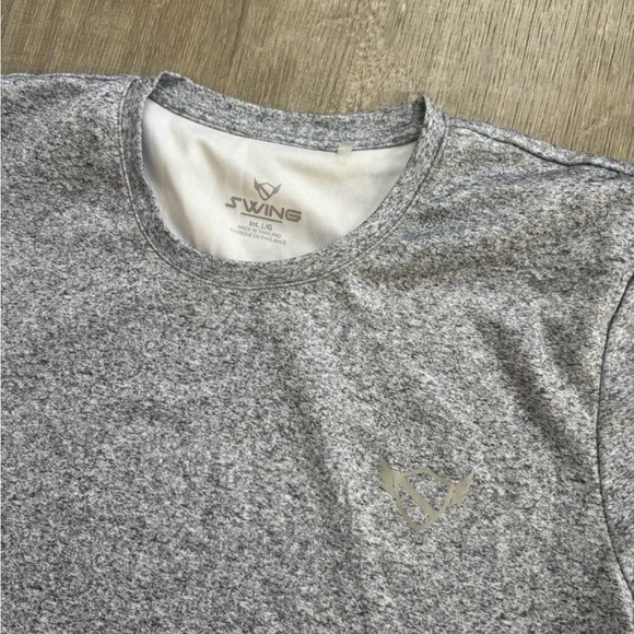 Gray Short Sleeve Dress - Picture 5 of 6